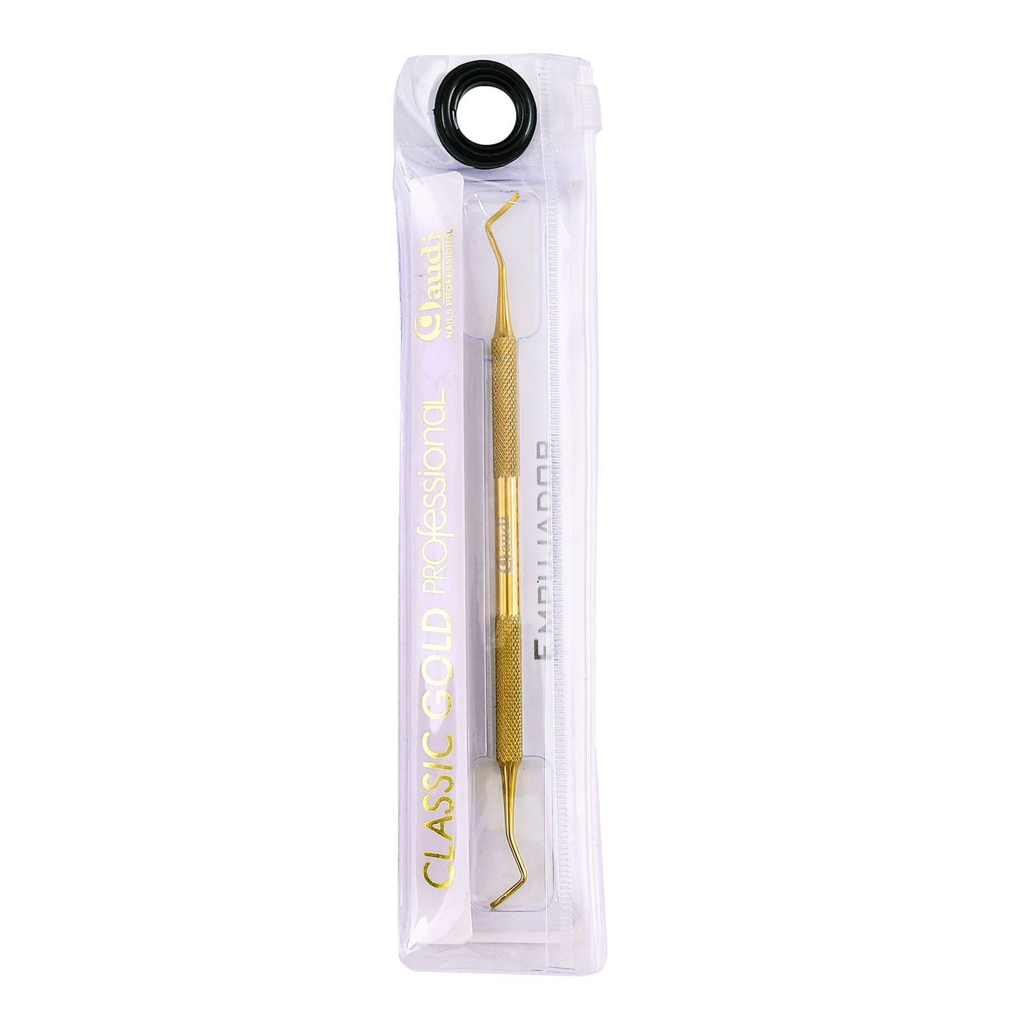 Double-ended pusher curette