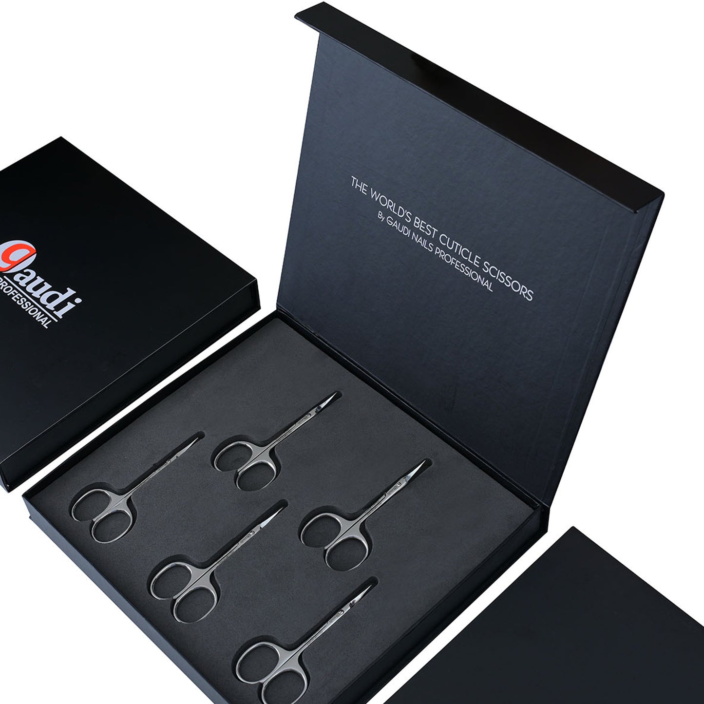 Pack 5 Premium Cuticle Scissors 10cm 21mm