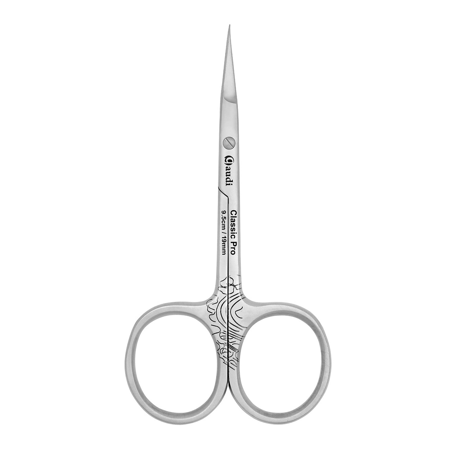 Professional Cuticle Scissors with hook 9.5cm/19mm