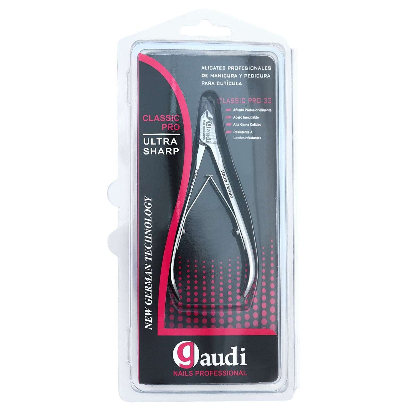 Professional Cuticle Nippers 10cm/6mm