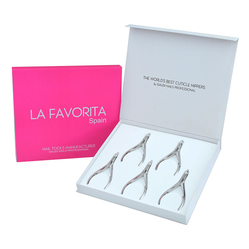 kit of 5 Premium Cuticle Pliers 11cm 6mm