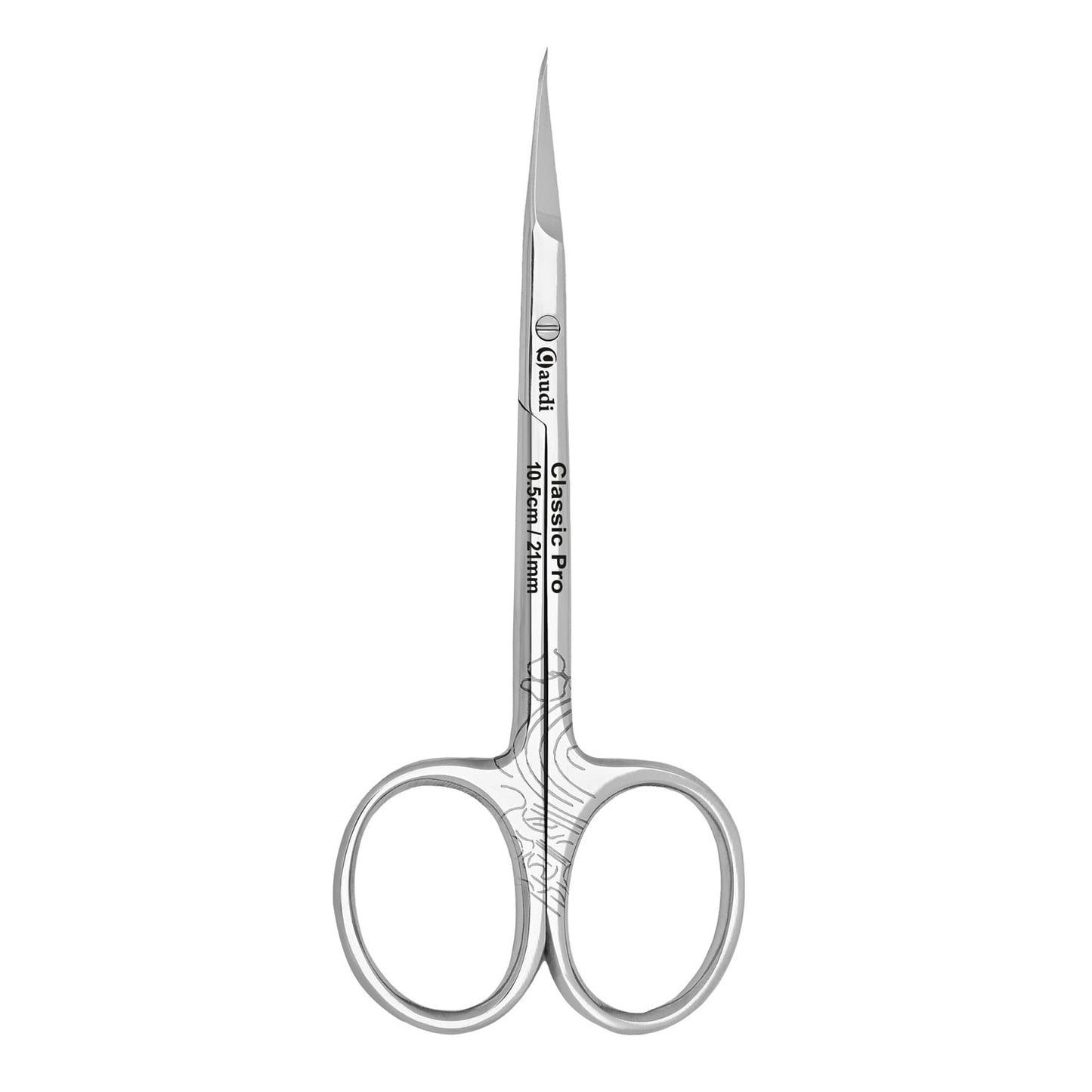 Cuticle Scissors with hook 10.5cm 21mm