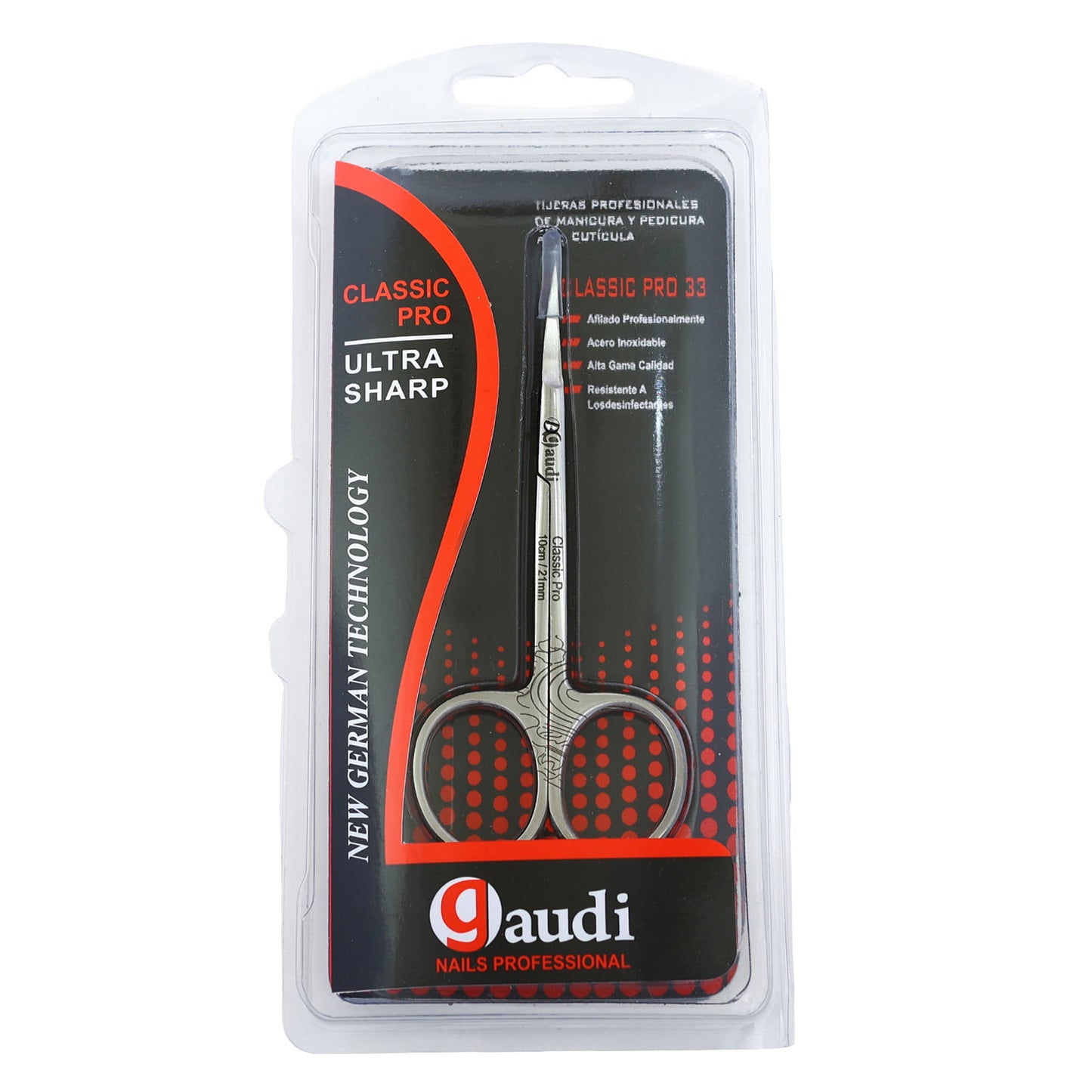 Professional cuticle scissors 10cm/21mm