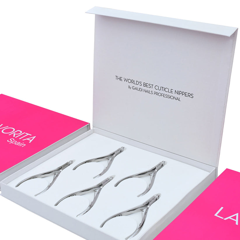 kit of 5 Premium Cuticle Pliers 11cm 6mm